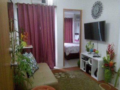 Condo cozy 1 bedroom fully 23k near Ayala Mall for Rent