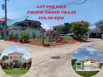 Corner Lot for Sale Pacific Grand Villas Phase 1